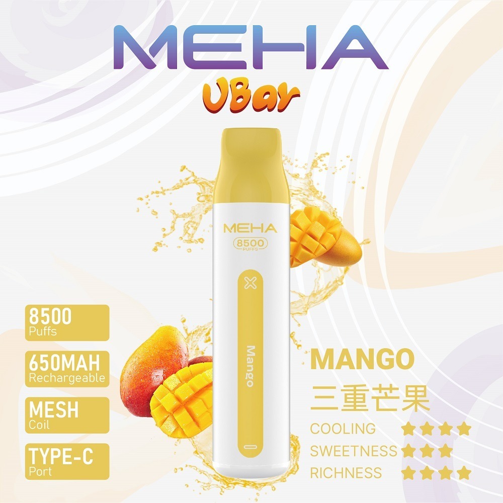 Meha VBar 8500 Puffs魅嗨拋棄式電子煙-三重芒果糖果