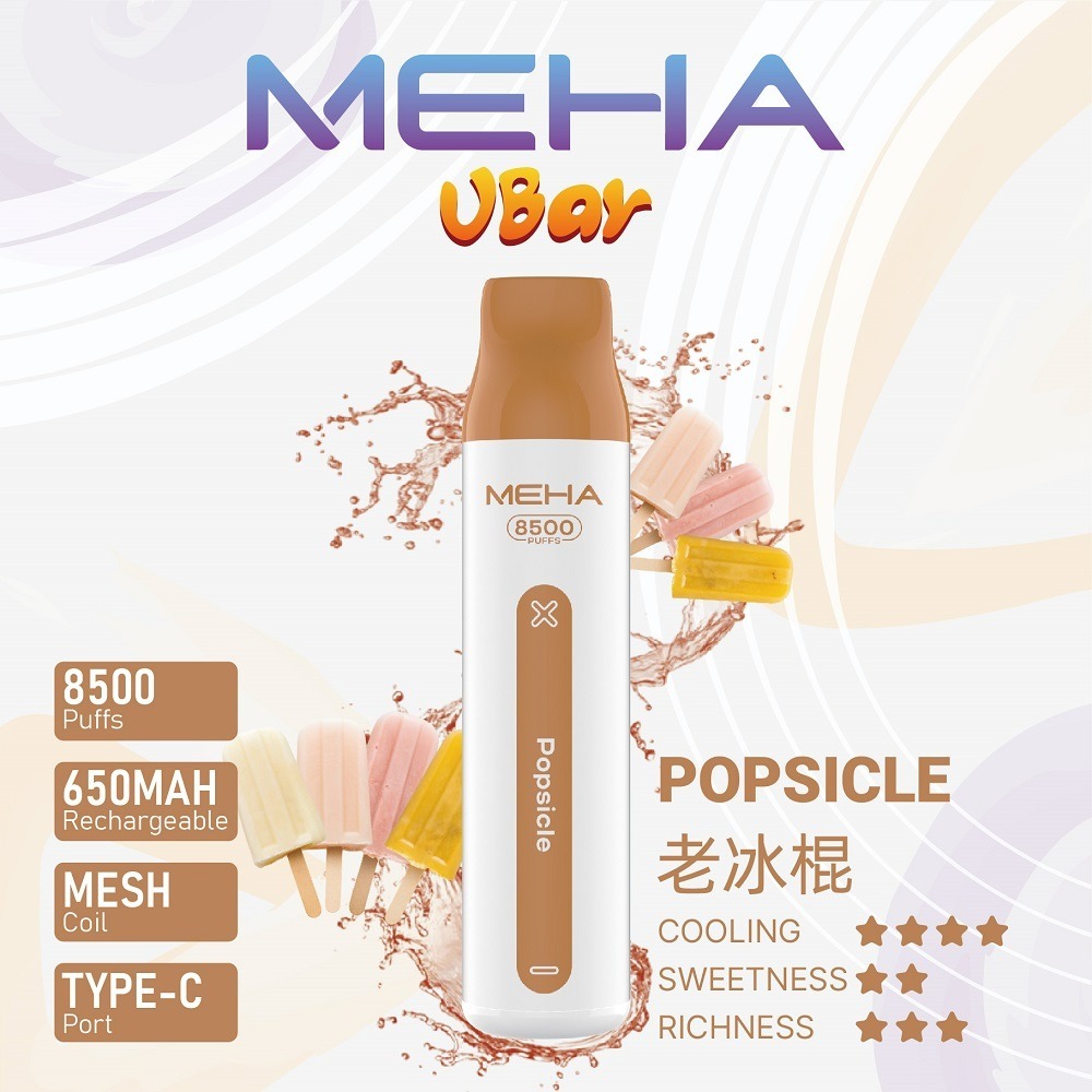 Meha VBar 8500 Puffs魅嗨拋棄式電子煙-老冰棍糖果