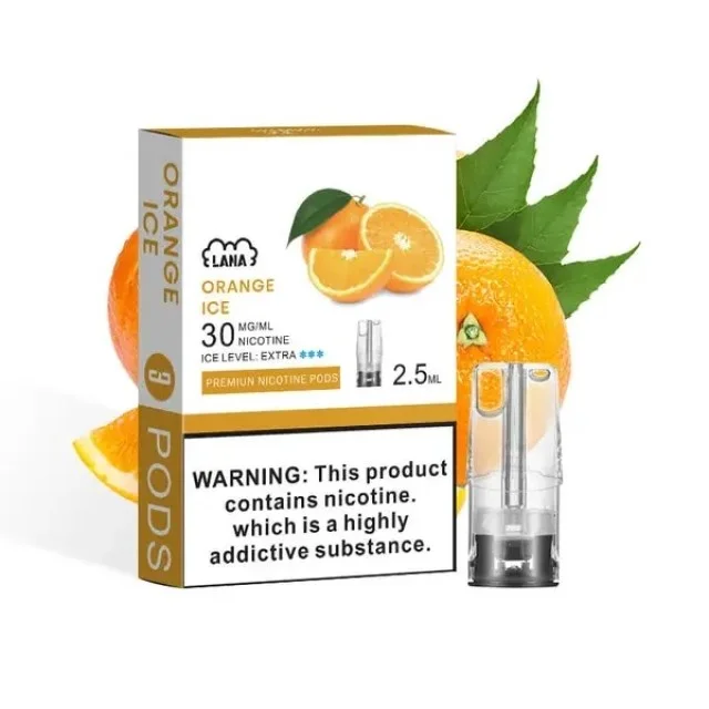 lana煙彈冰橙口味一代主機通用