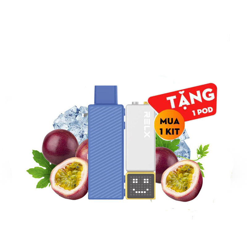 RELX積木電子煙18000puffs煙彈百香果口味智能顯示屏