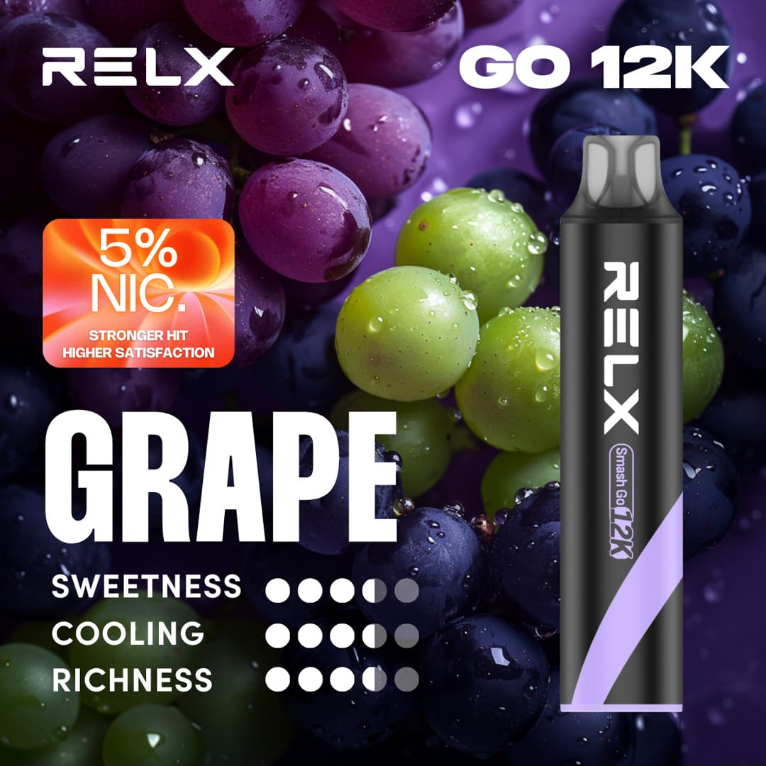 頂級麝香風味奢華爆發！RELX 悅刻 12000 口「翡翠青提」晶凍晶瑩質感：資深水果控的靈魂口糧全面解析